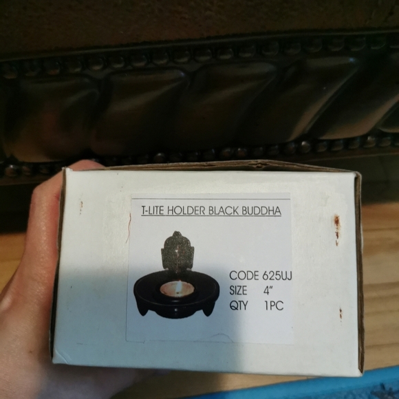 3/25$💚Wood  candle holder, bnwt - Picture 1 of 1